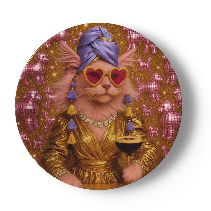 Kitty Expresso China Plates