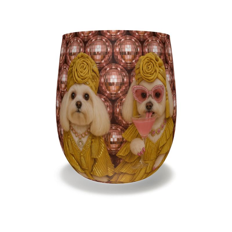 Custom Pawtrait Glass