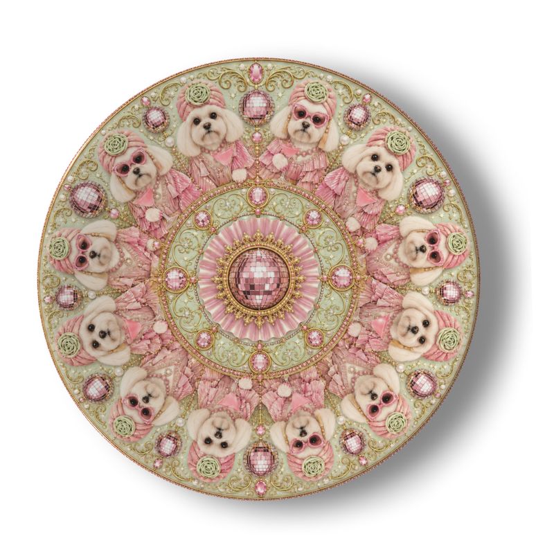Minty Bianca Wagger China Plates