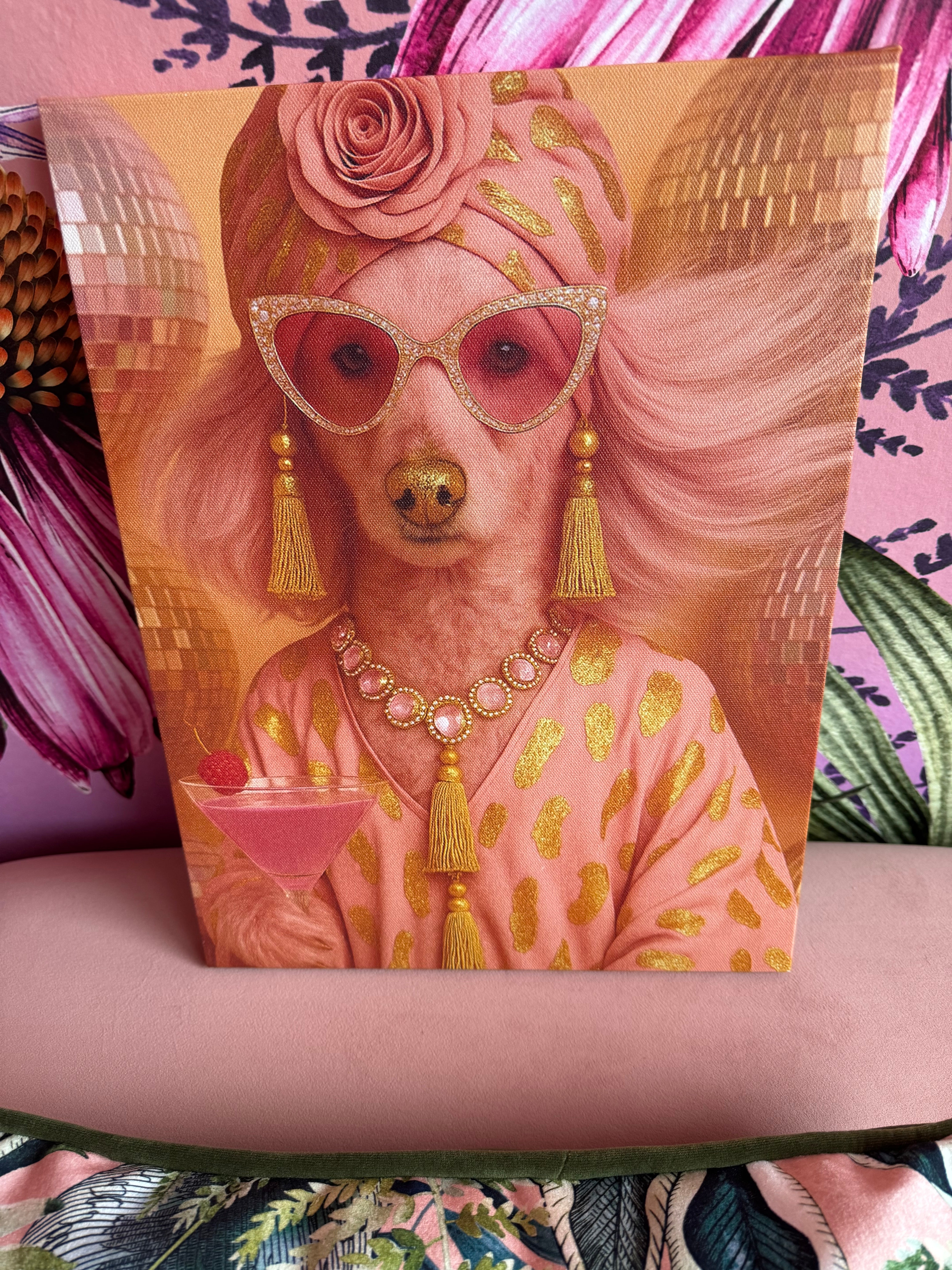 Queen Edith Canvas PAWTRAIT