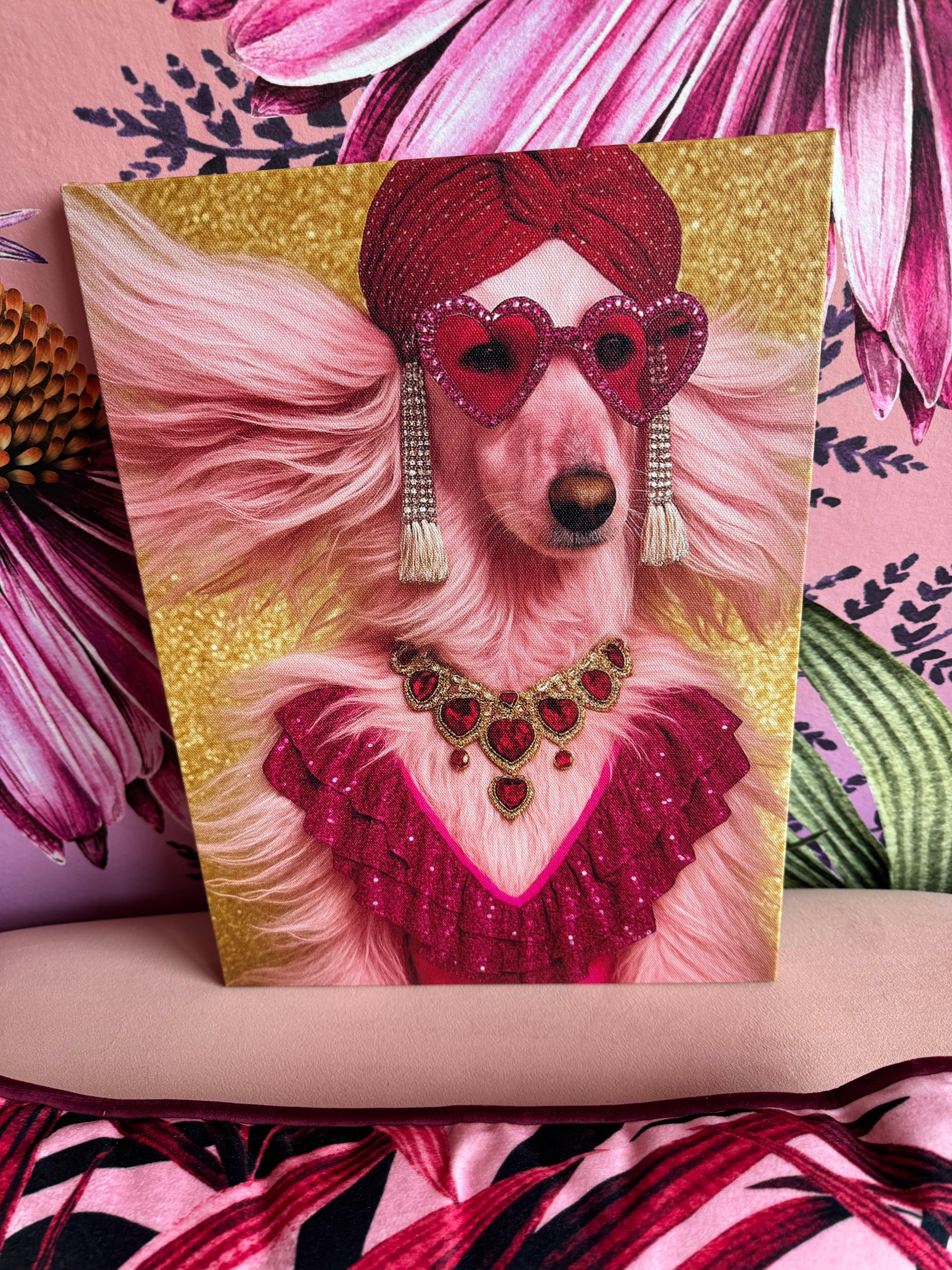 Pristine Pamela Canvas PAWTRAIT