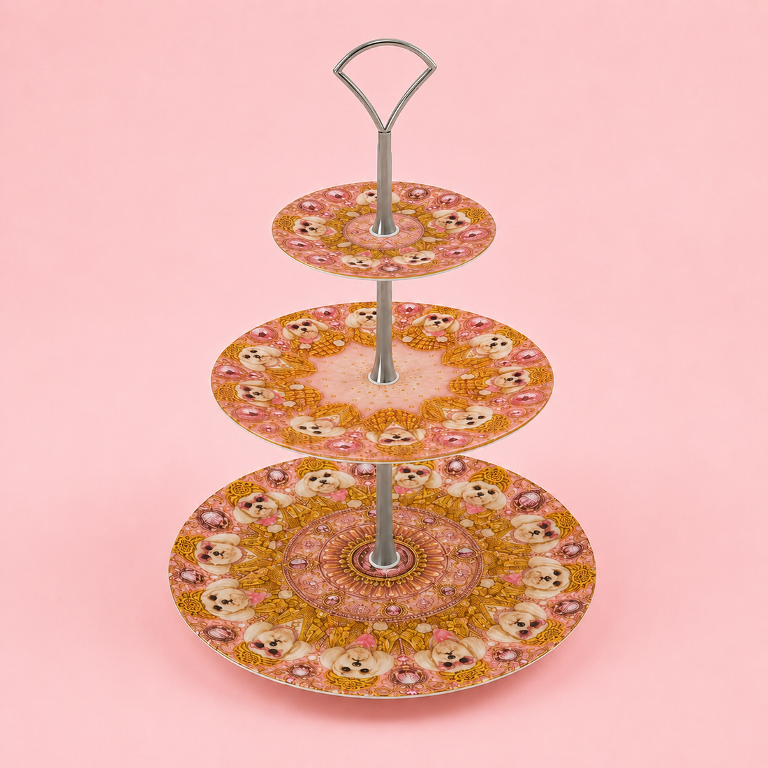 Custom Pawtrait Cake Stand