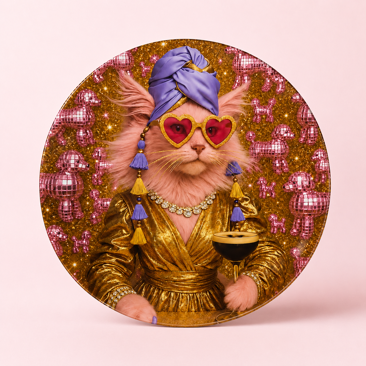 Kitty Expresso China Plates