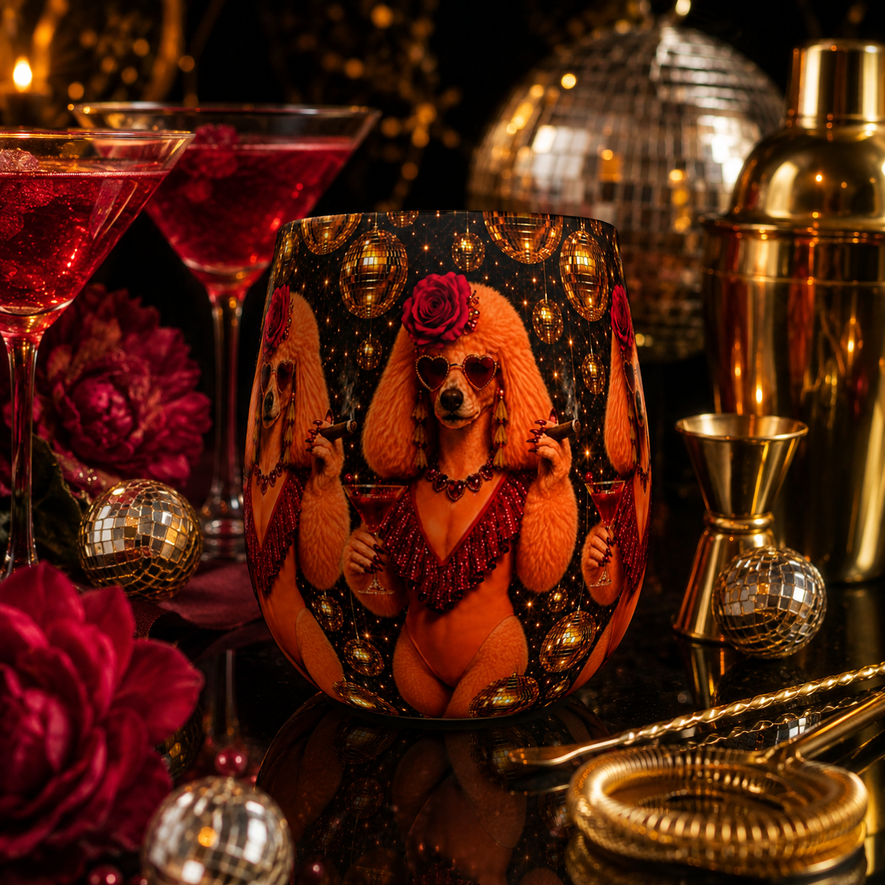 Lulu Showgirl Water Glass