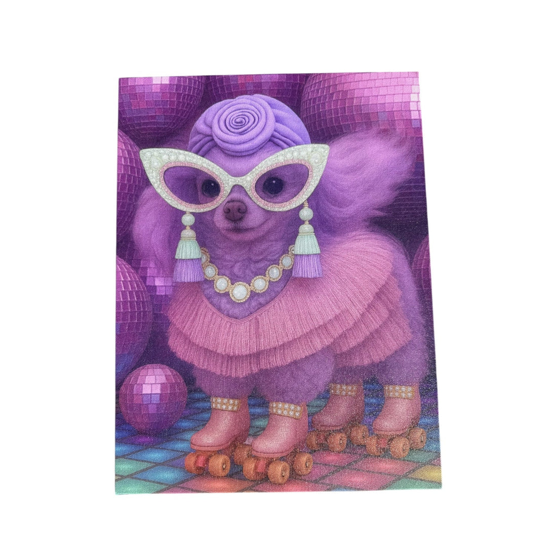 Kiki on the Dance Floor Canvas PAWTRAIT