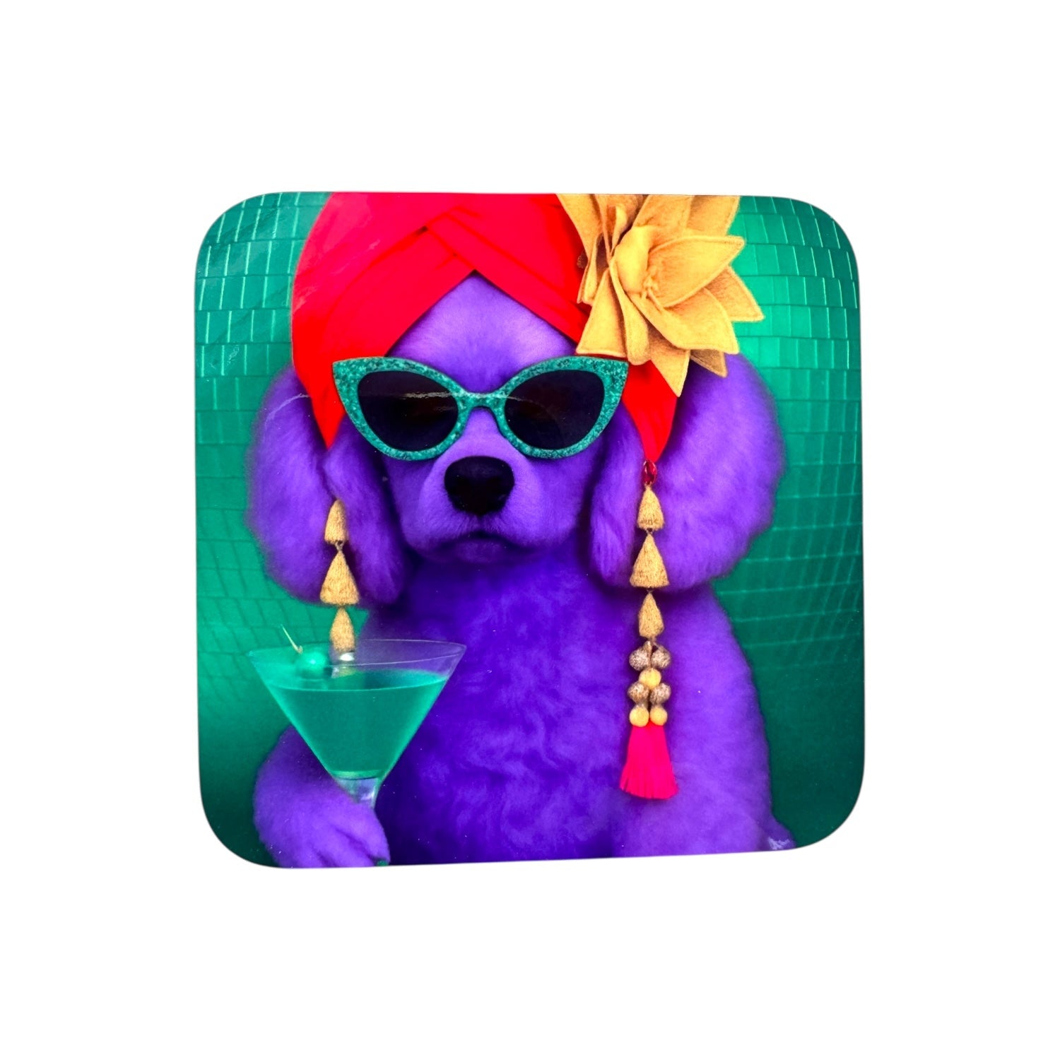 Disco Diva Mix & Match Gloss Drink Coasters