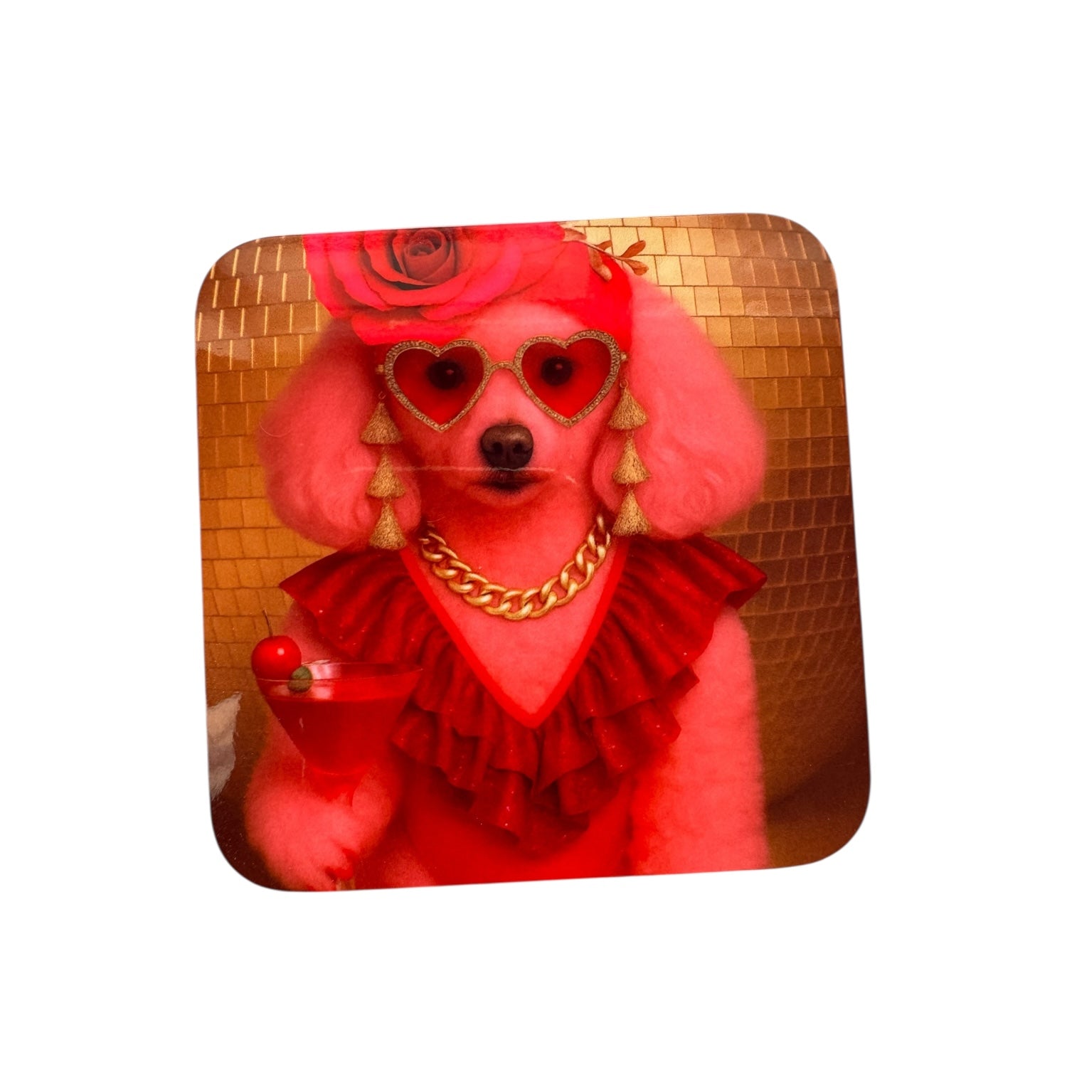 Disco Diva Mix & Match Gloss Drink Coasters