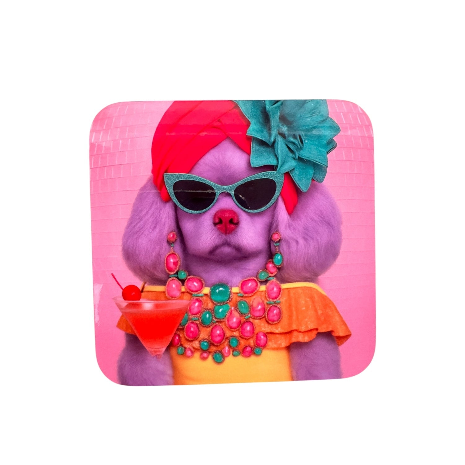 Disco Diva Mix & Match Gloss Drink Coasters