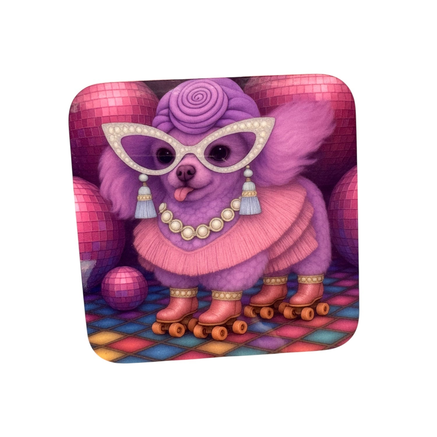 Disco Diva Mix & Match Gloss Drink Coasters