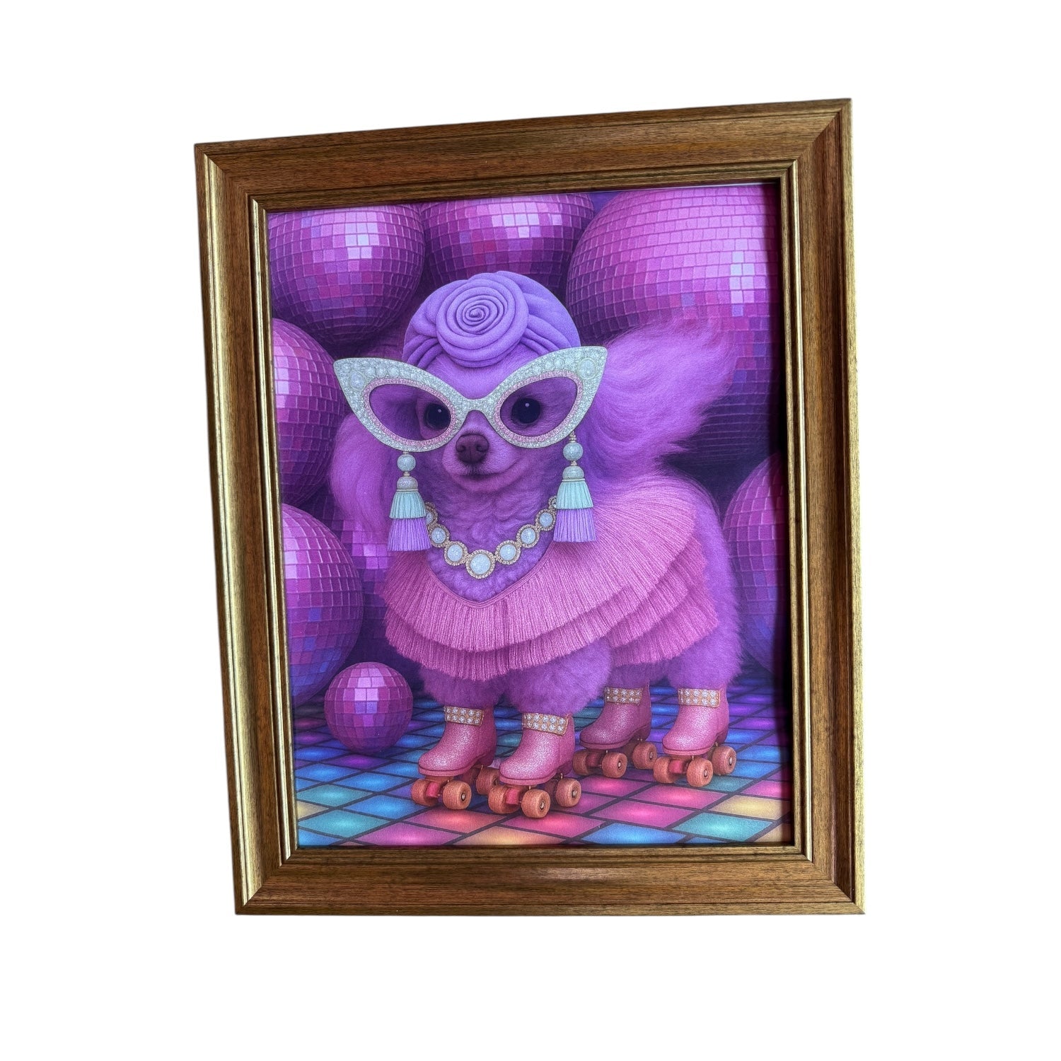 Kiki on the Dance floor Classic Gold Frame